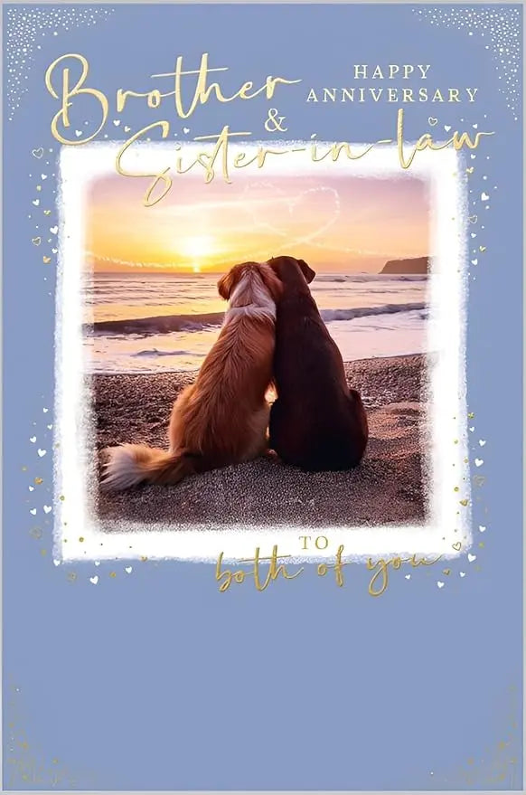 Brother and Sister in Law Anniversary Card