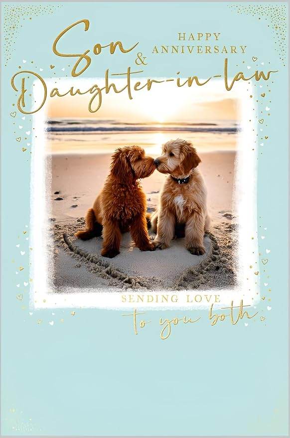 Son and Daughter-in-Law Anniversary Card - House of Cards