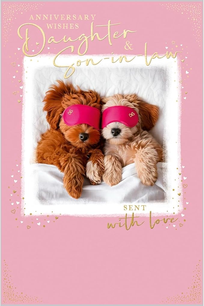 Daughter and Son-in-Law Anniversary Card