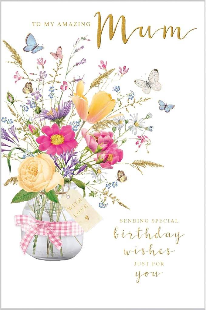 Mum With Love Birthday Card