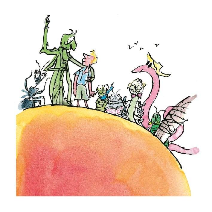 James and the Giant Peach Greeting Card - House of Cards