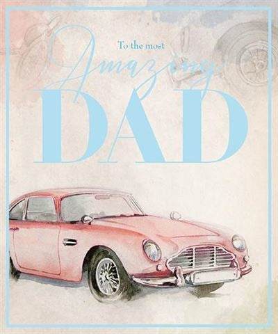 Amazing Dad Sports Car Fathers Day Card - House of Cards