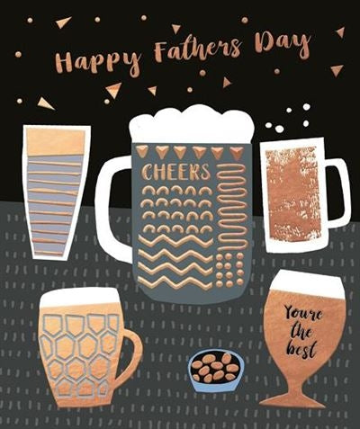 Cheers For Beers Fathers Day Card