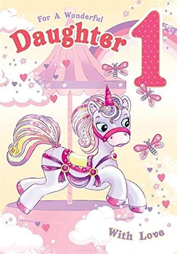 Daughter 1st Birthday Card