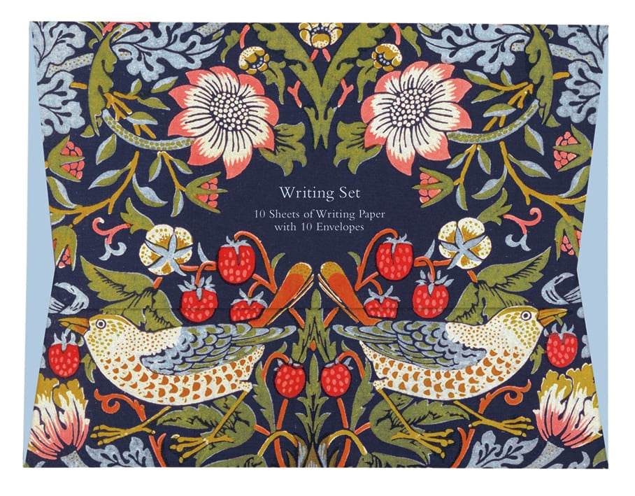 William Morris Strawberry Thief Writing Set - House of Cards