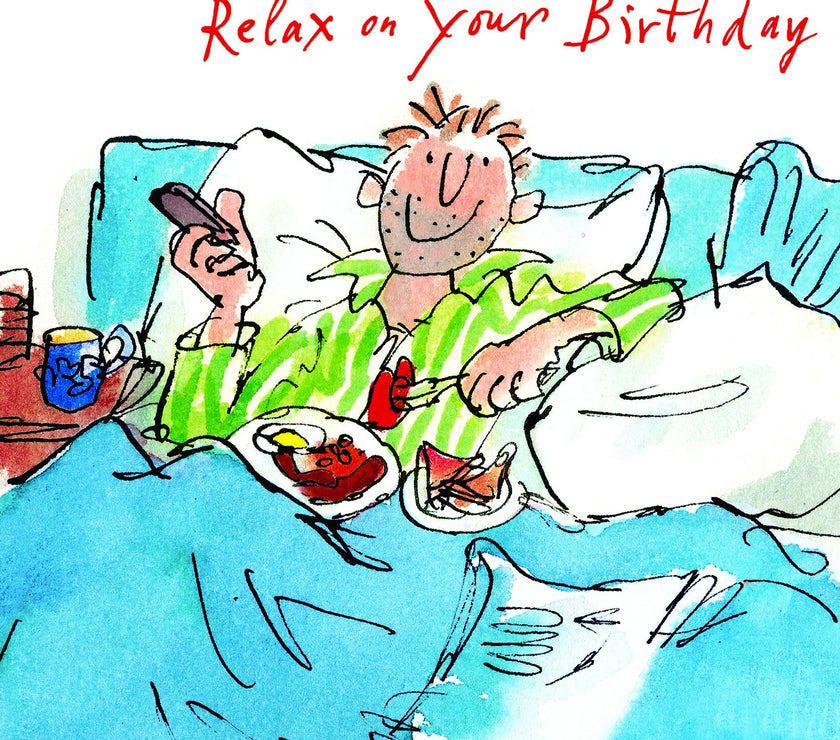 Quentin Blake Man in Bed