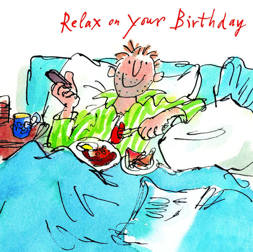 Quentin Blake Man in Bed