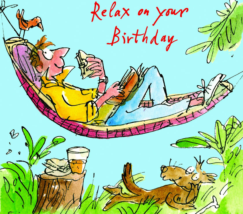Quentin Blake Man in Hammock