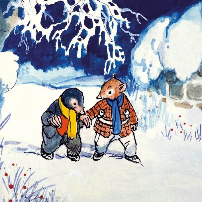 8 Ratty and Mole Christmas Cards - House of Cards