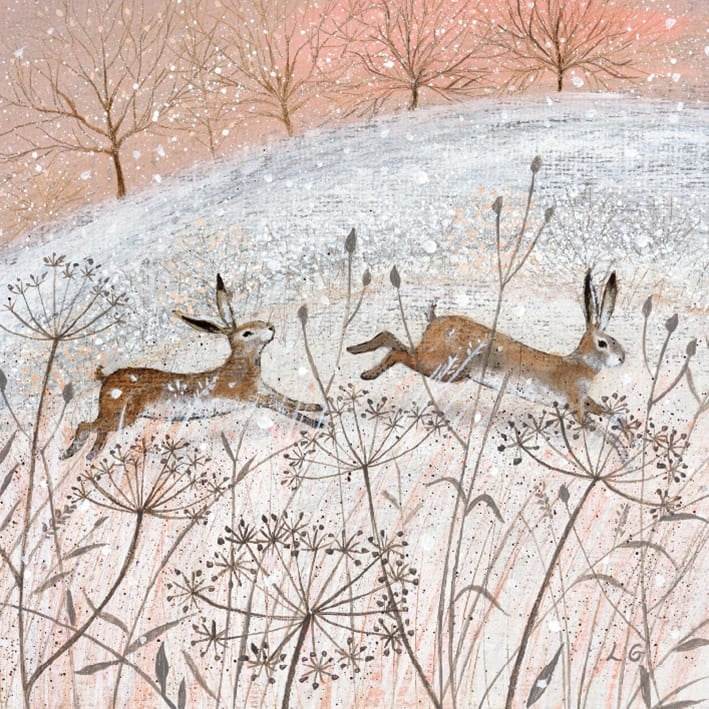 8 Snow Flurry Charity Christmas Cards - House of Cards