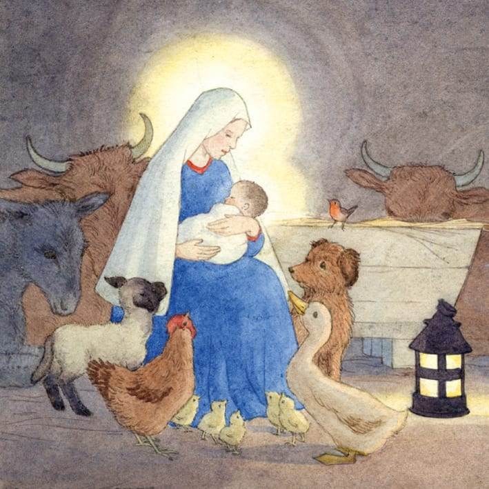 5 Mary and Child Christmas Cards - House of Cards