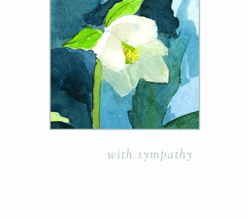 Sympathy Watercolour Card