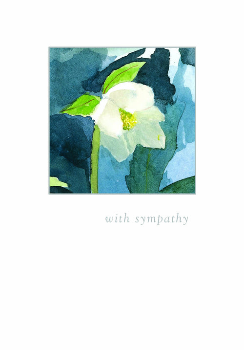 Sympathy Watercolour Card