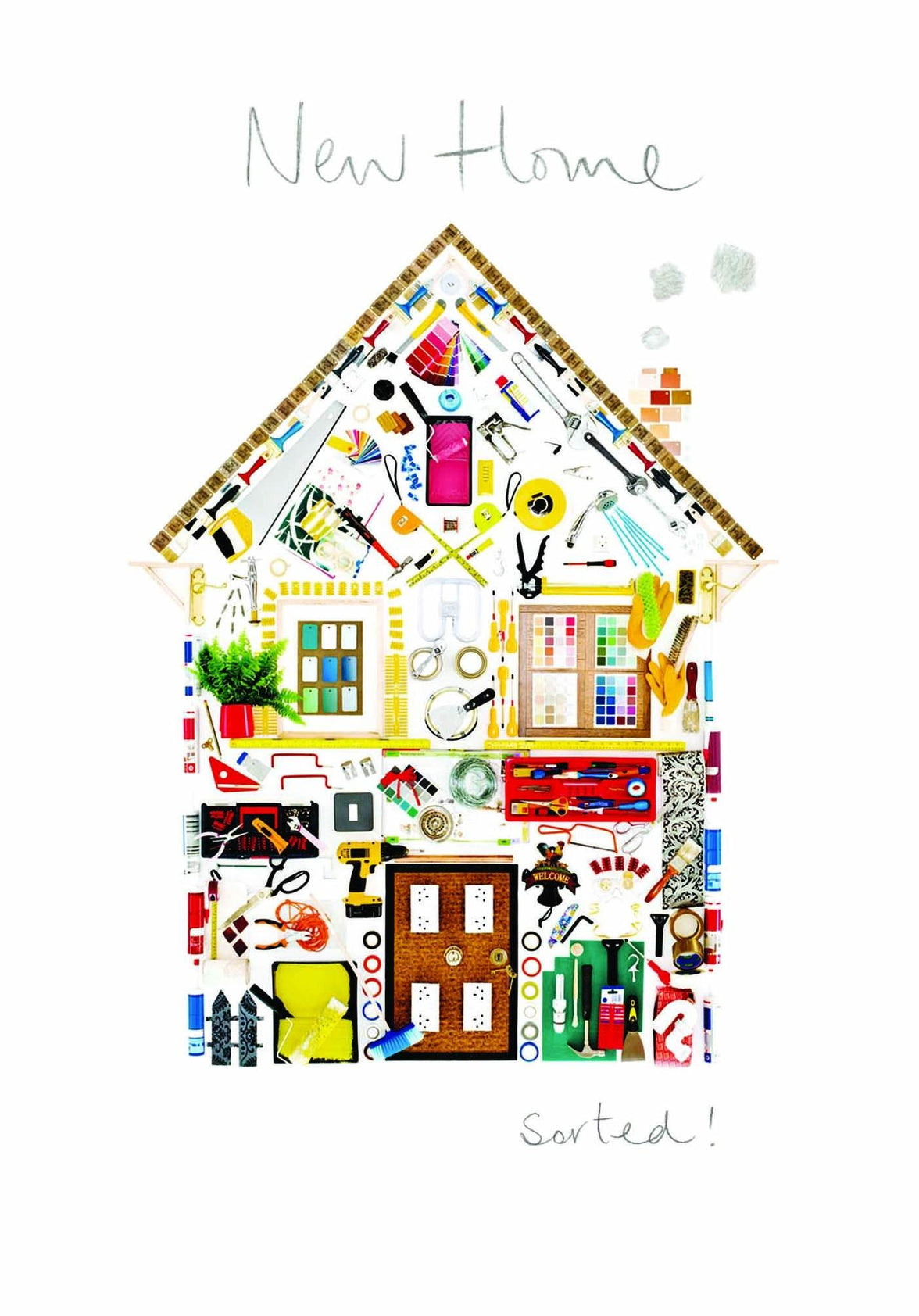 Creative New Home Card - House of Cards