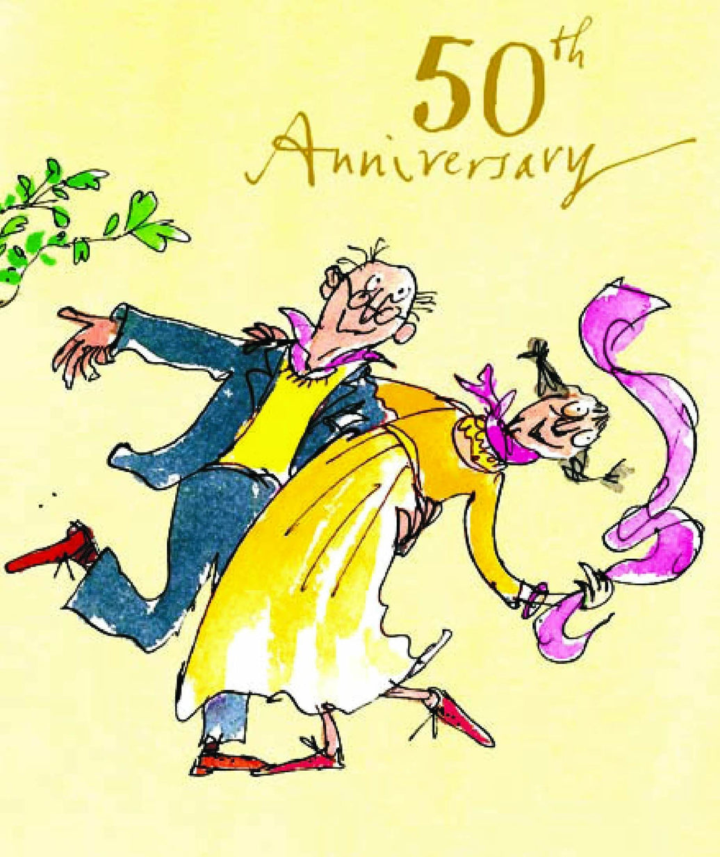 50th Golden Years Anniversary Card - House of Cards