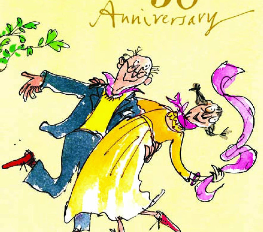 50th Golden Years Anniversary Card - House of Cards
