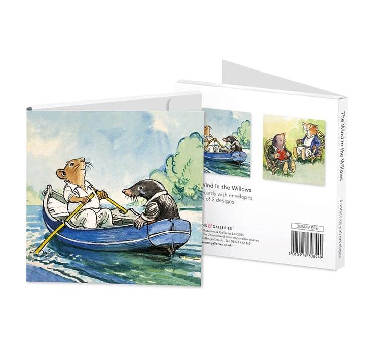 Wind in the Willows Notelets - House of Cards