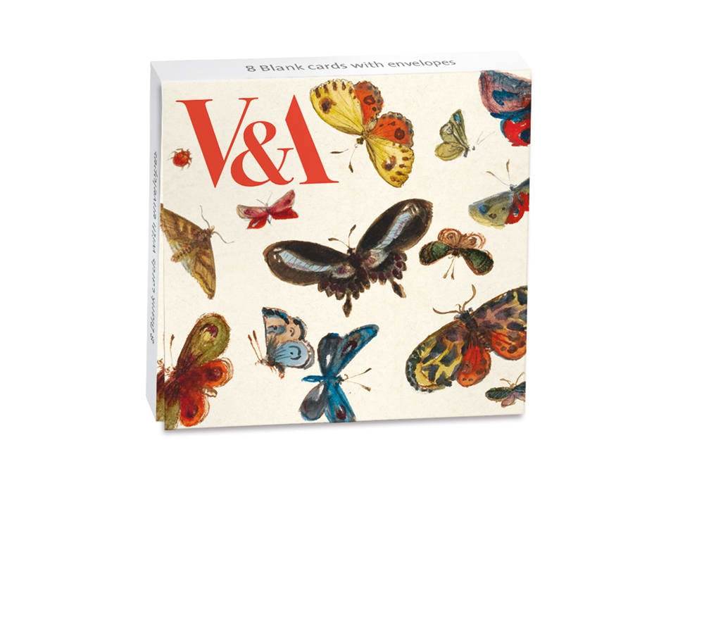 Butterflies Enamel Decoration Notelets - House of Cards