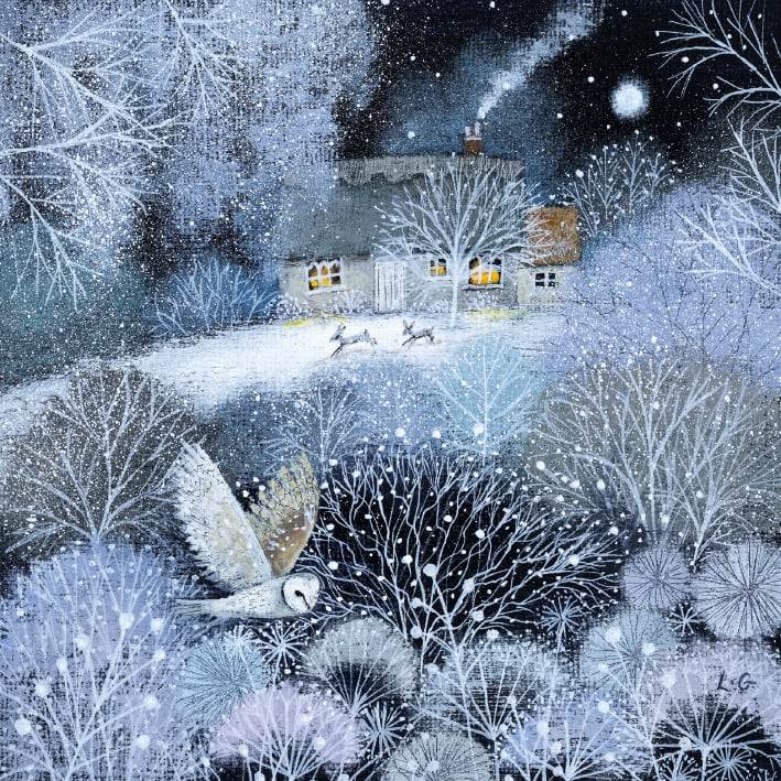 5 Winter Garden Christmas Cards - House of Cards