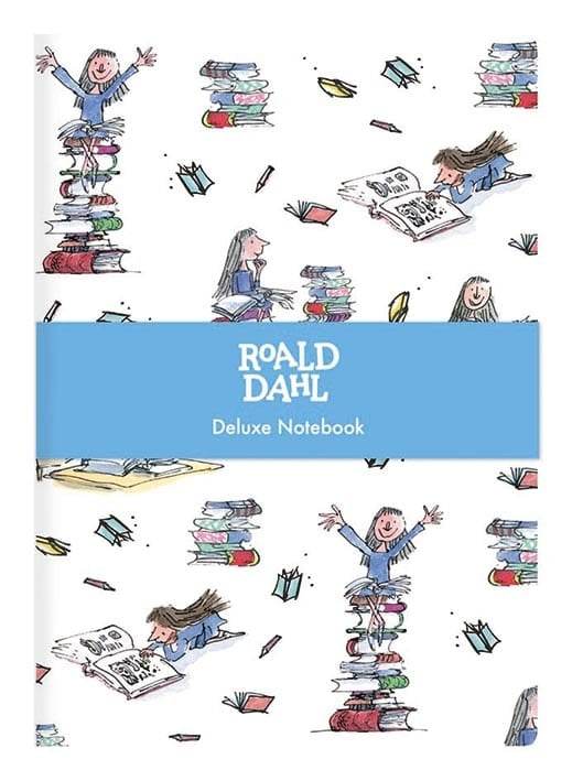 Roald Dahl Matilda A5 Lined Notebook - House of Cards