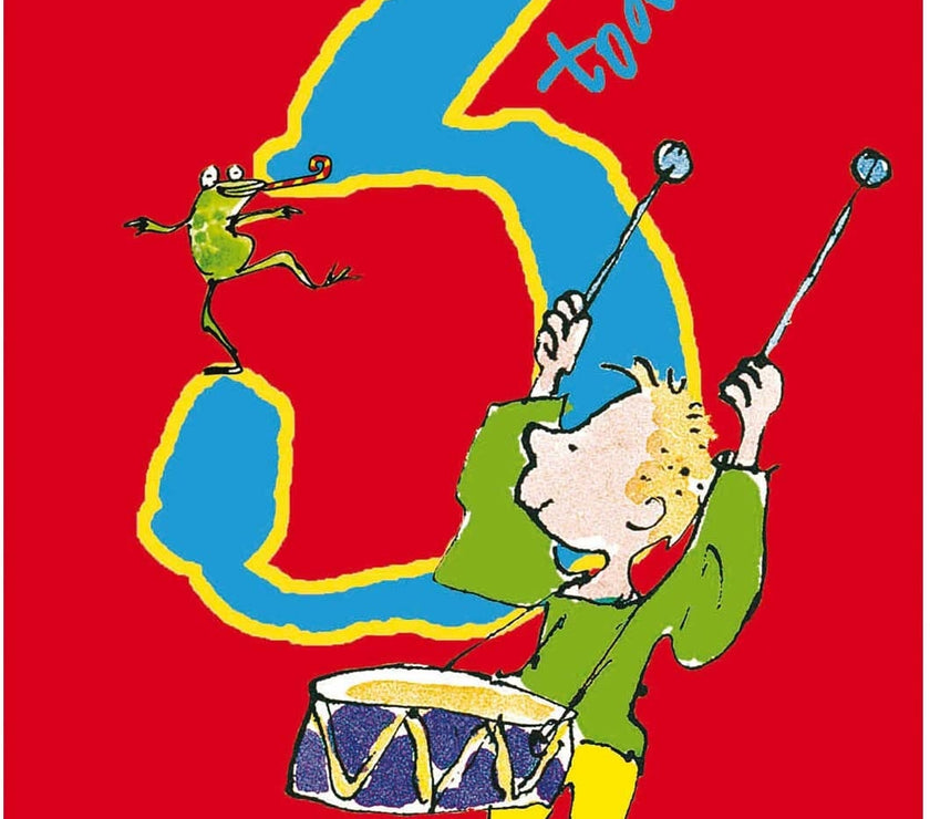 Quentin Blake 3rd Birthday Card