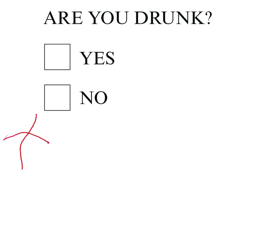 Genius Drunk Birthday Card