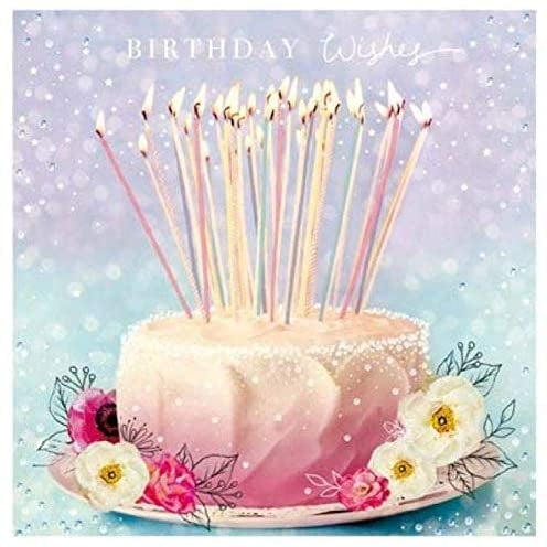 Pink Cake Birthday Card