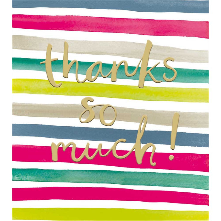Thanks So Much Thank You Card