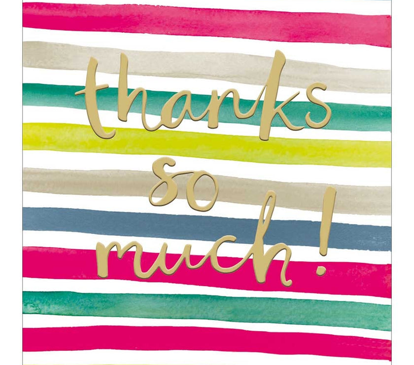 Thanks So Much Thank You Card