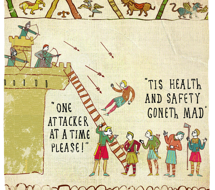 Hysterical - Health and Safety Greetings Card