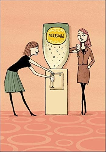 Prosecco Cooler Birthday Card