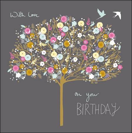 Peach and Prosecco - With Love On Your Birthday Tree - House of Cards