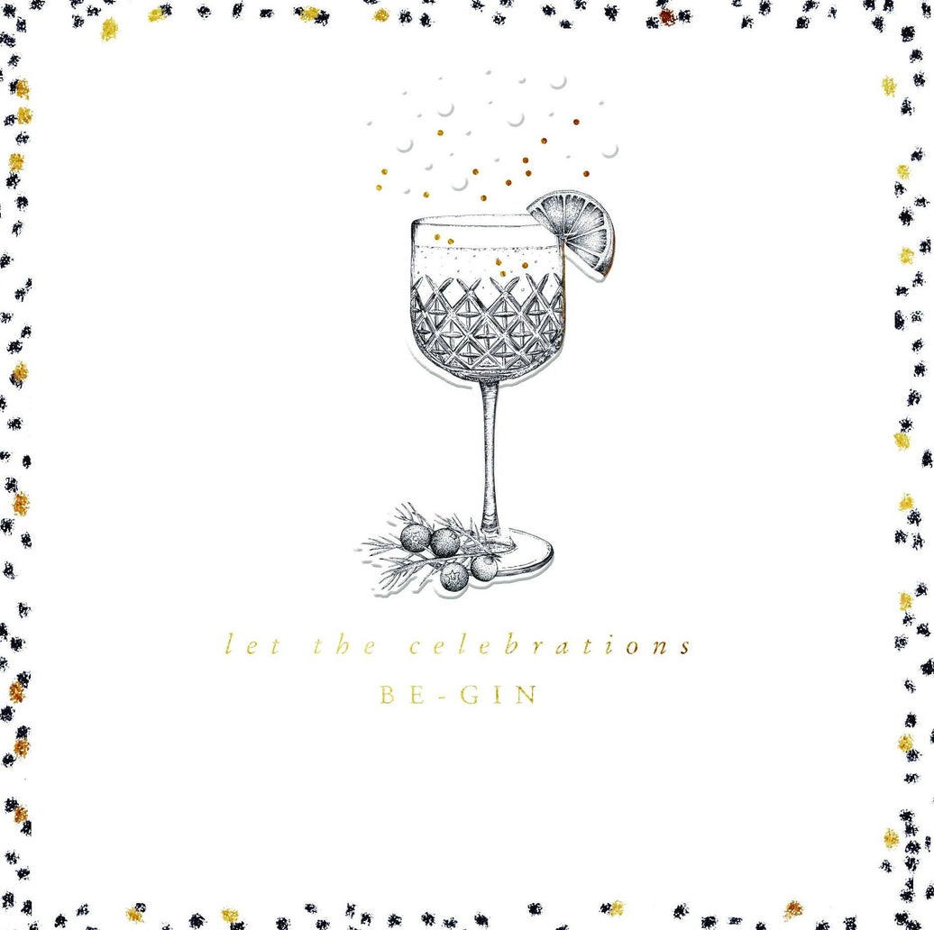 Onyx - Be Gin Greeting Card - House of Cards