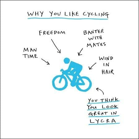 Why You Like CycBlank Greeting Card