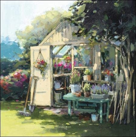 Garden Shed Blank Greeting Card