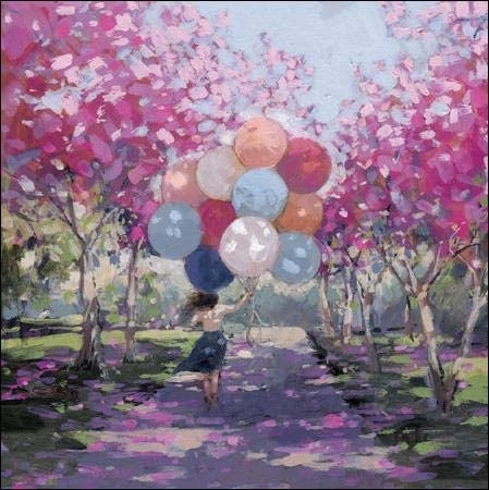 Happiness Balloons Birthday Card