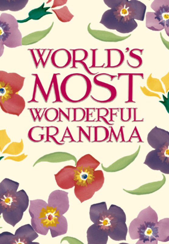 Emma Bridgewater Grandma Birthday Card