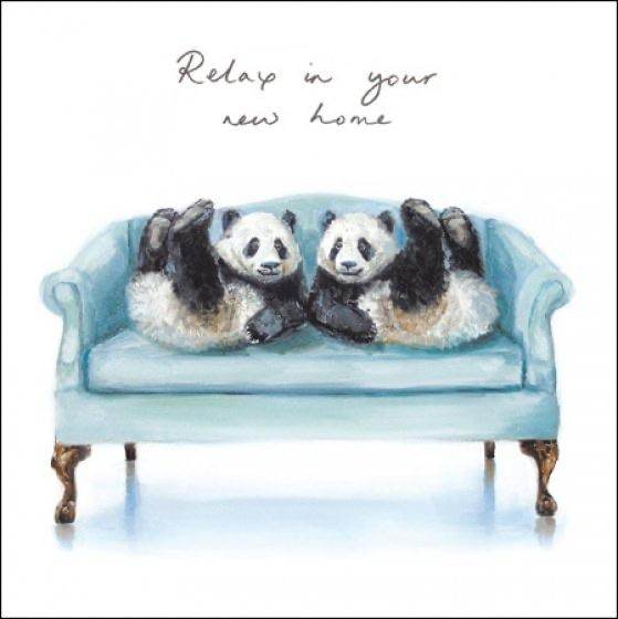 Pandas New Home Card - House of Cards