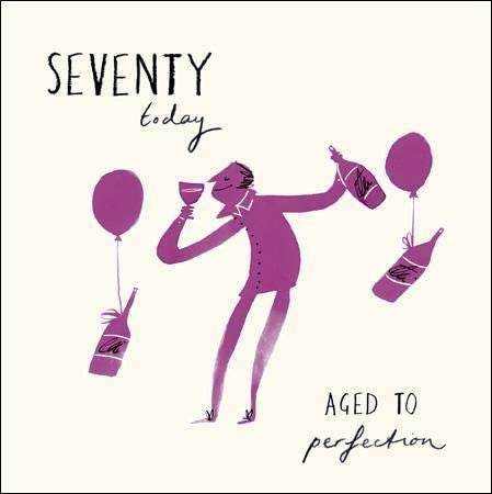 Aged To Perfection 70th Birthday Card - House of Cards