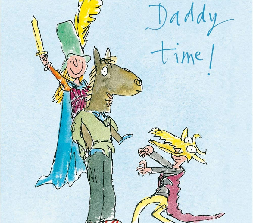 Quentin Blake Daddy Time Fathers Day Card