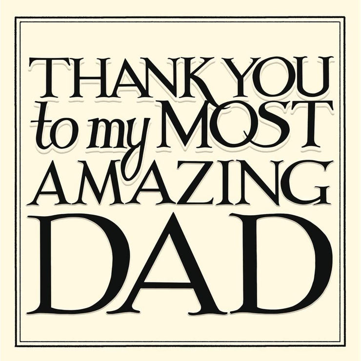 Emma Bridgewater Amazing Dad Fathers Day Card