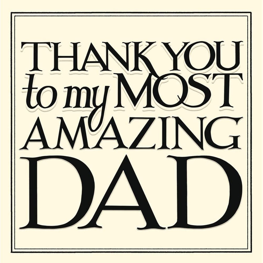 Emma Bridgewater Amazing Dad Fathers Day Card