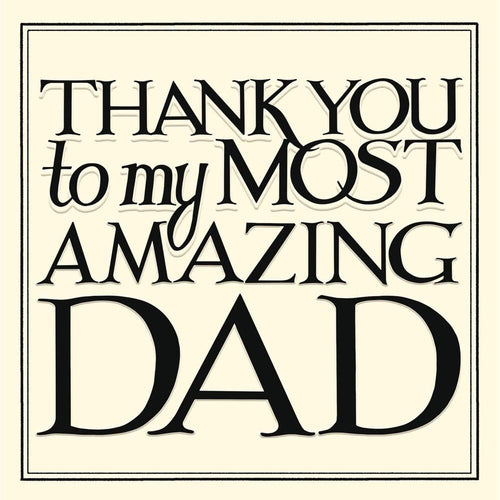 Emma Bridgewater Amazing Dad Fathers Day Card
