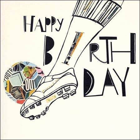 Football Birthday Card - House of Cards