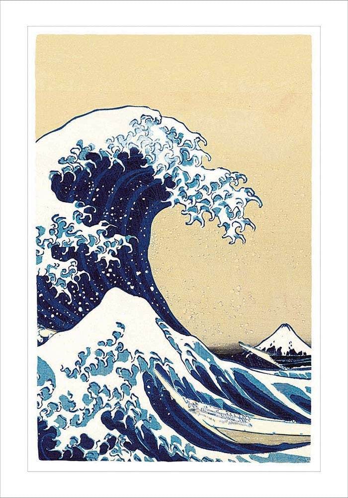 Great Wave Blank Greeting Card - House of Cards