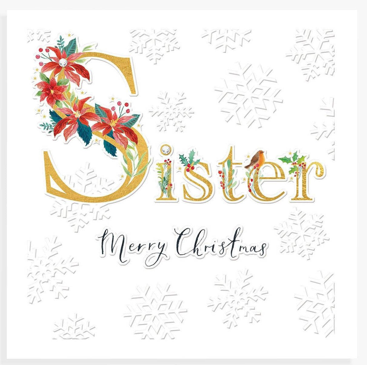 Espoir Sister Christmas Card - House of Cards