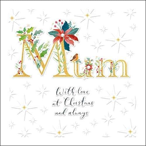 Mum With Love at Christmas Card - House of Cards