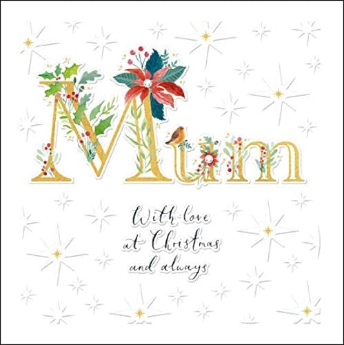Mum With Love at Christmas Card