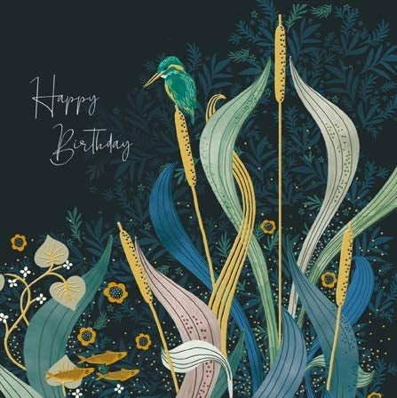 Riverside Kingfisher - National Trust Harmony Cards