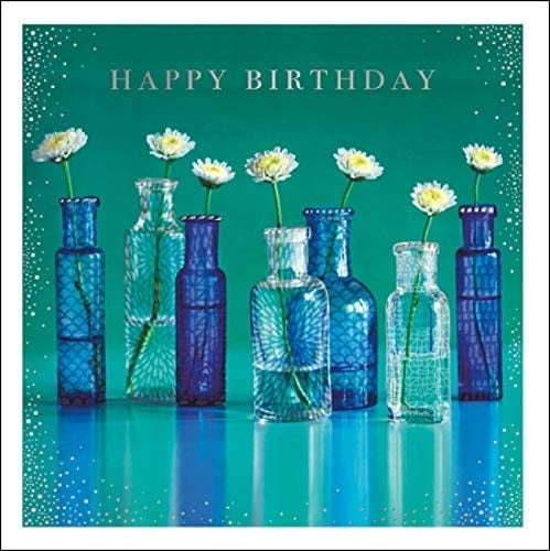 Framed Esprit - Blue Bottles
